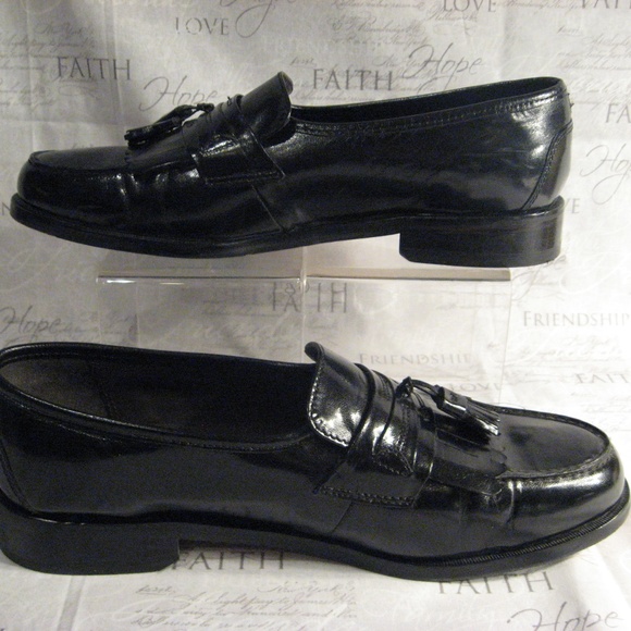 MEN\'S NUNN BUSH DRESS FLEX BLACK LOAFERS SZ. 9.5M